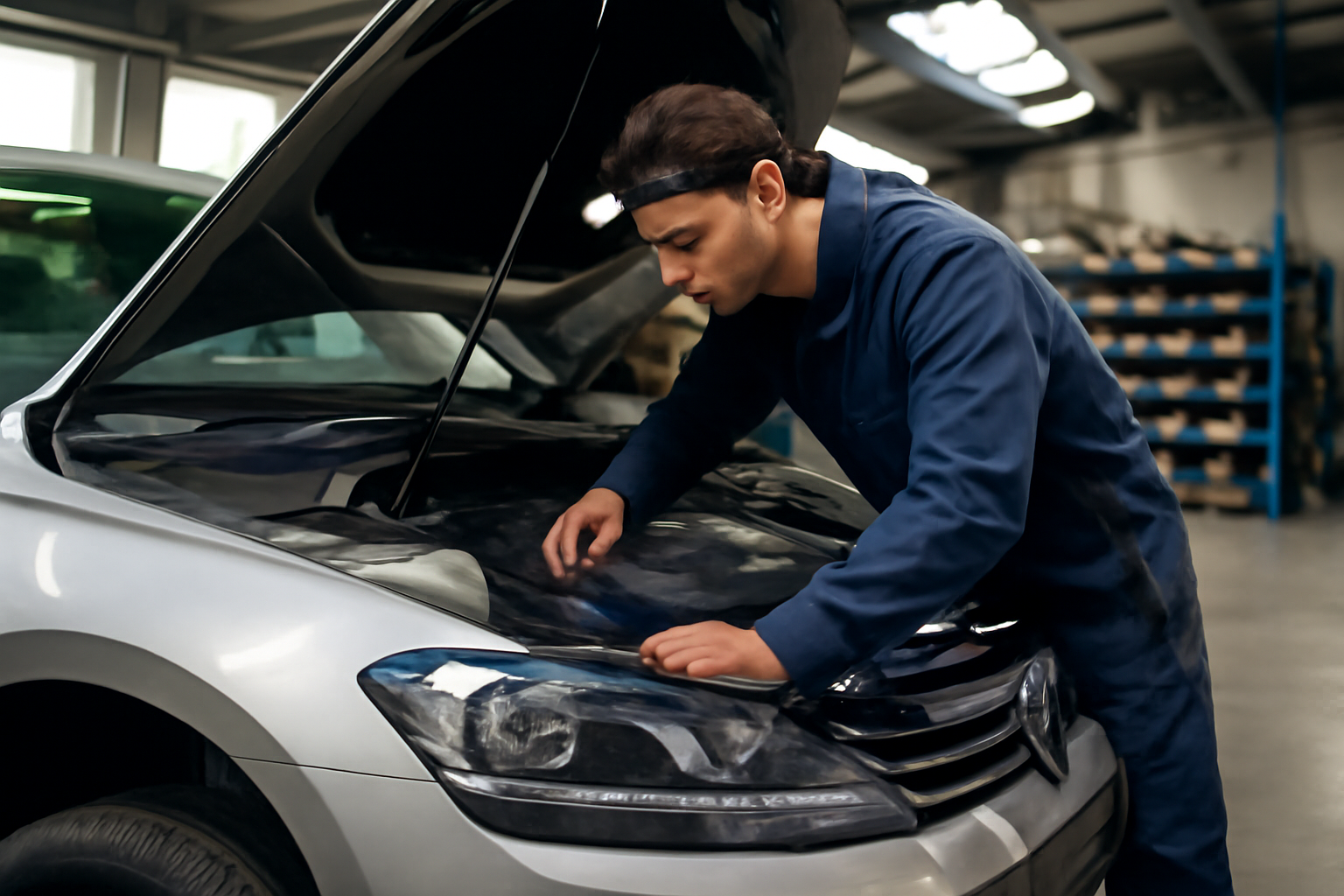 Moteur diesel 2.0 BMP (code BMP) sur Volkswagen : contrôle du compartiment moteur et étiquette
