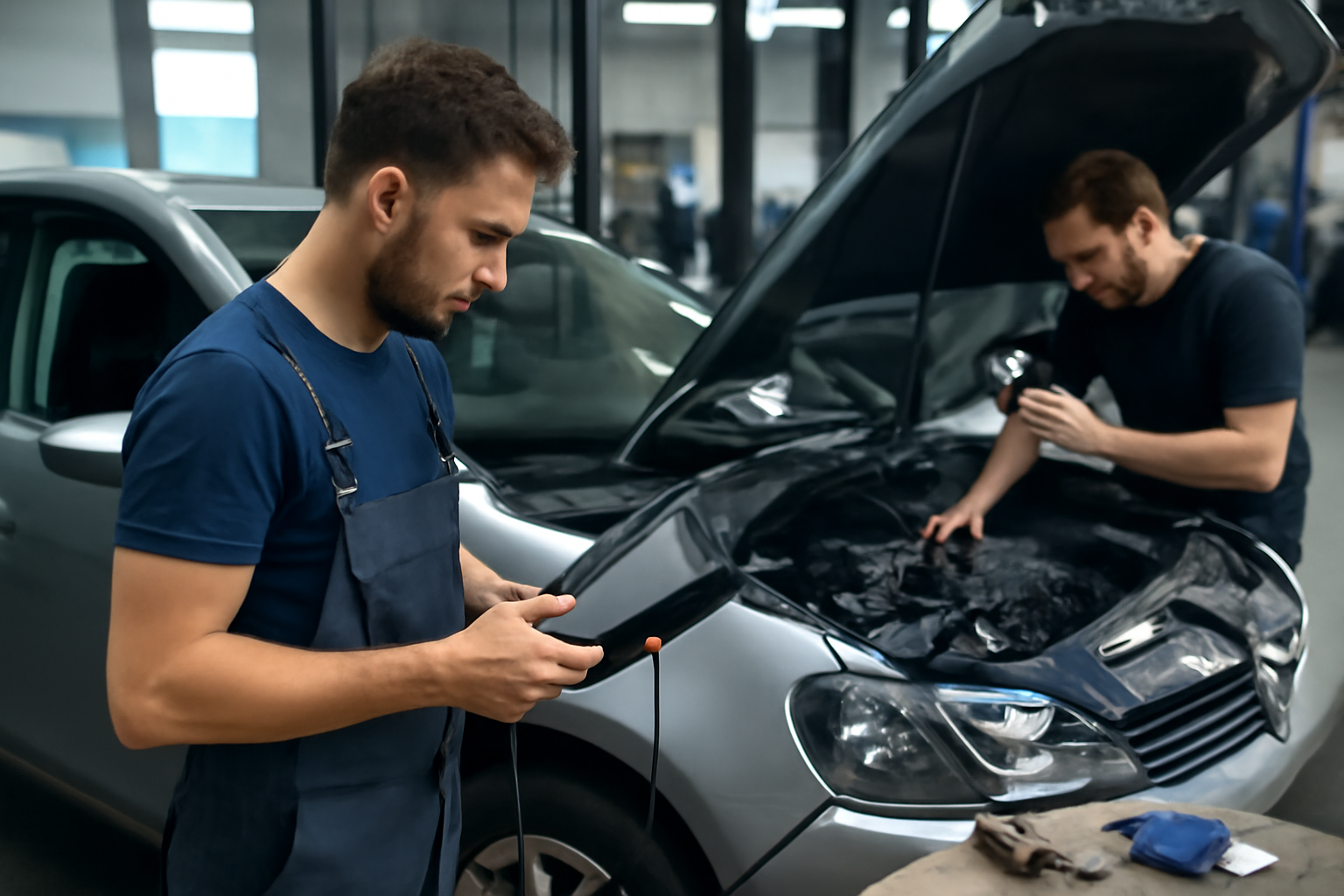 Contrôle de la pression d’huile sur moteur 2.0 BMP : manomètre et diagnostic valise