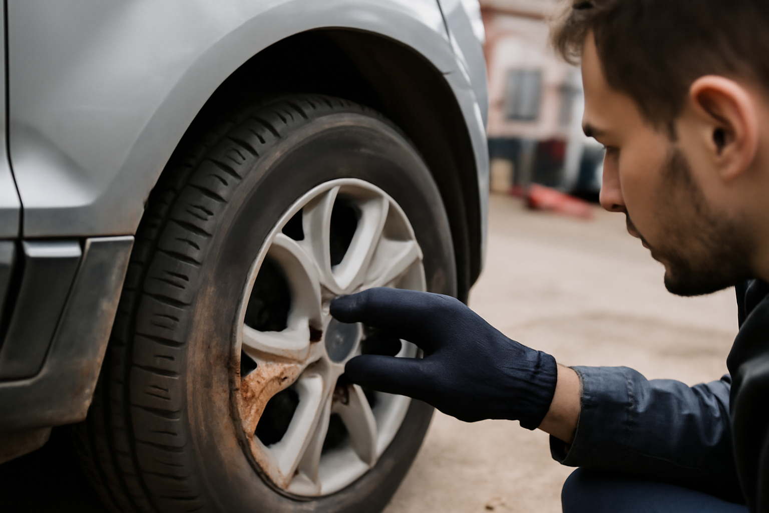 Inspection d’une Ford EcoSport d’occasion : corrosion bas de caisse et pneus dans les Vosges