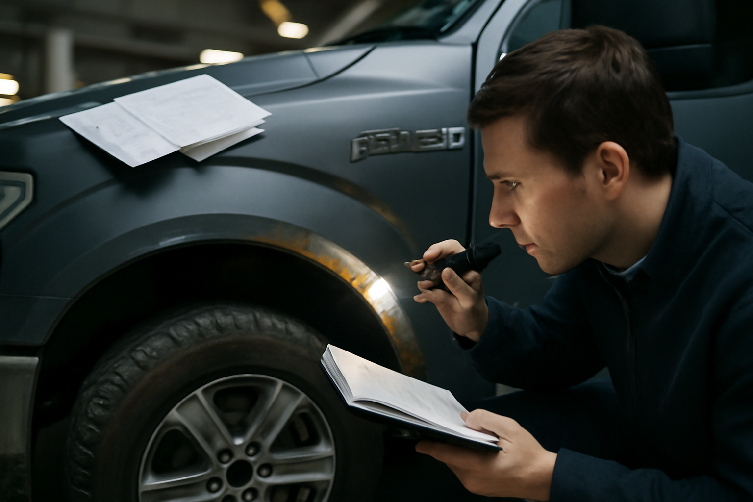 Inspection d’une Ford F-150 d’occasion : corrosion et trains roulants en France