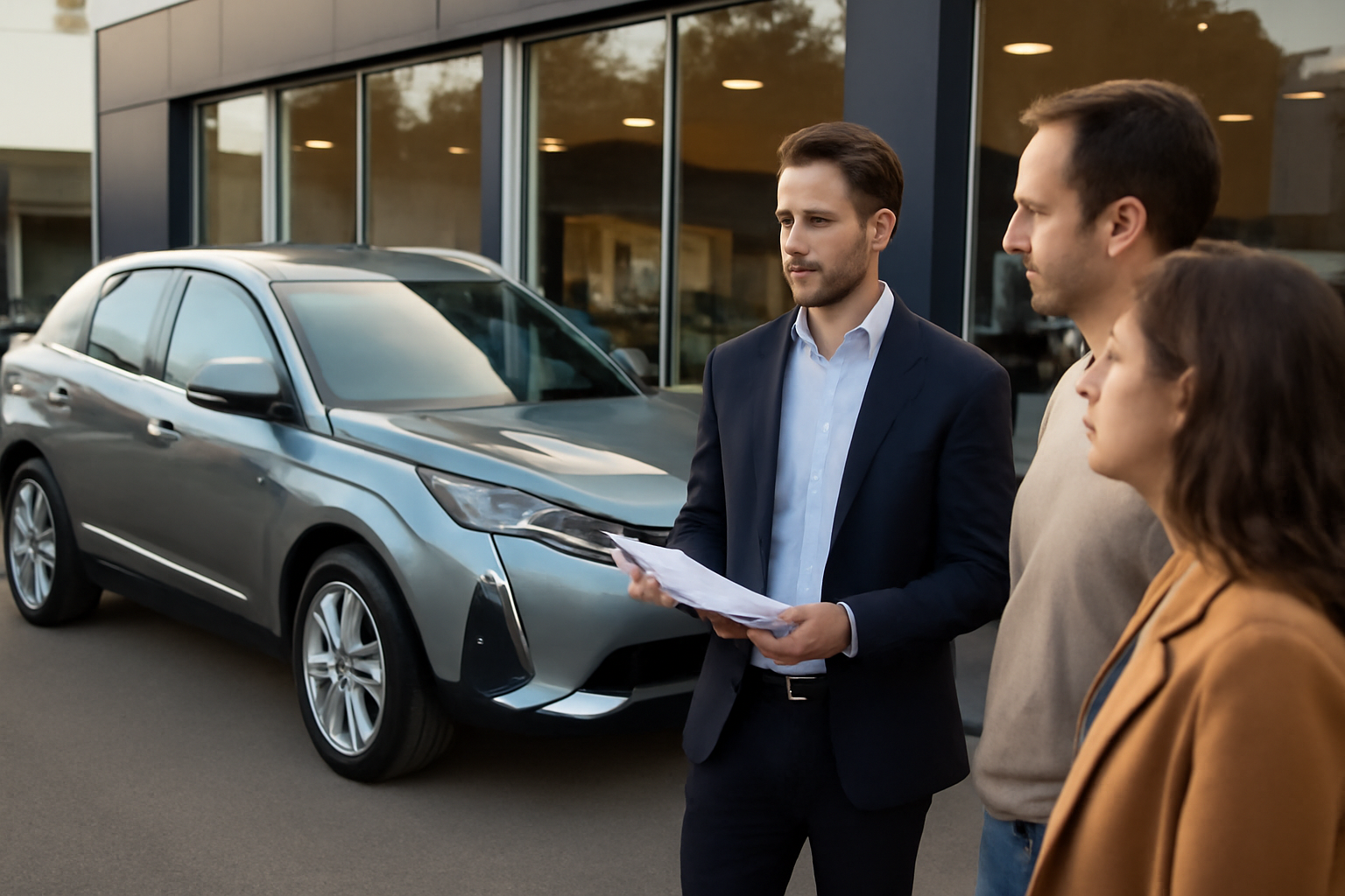 Peugeot 3008 automatique d’occasion en vente, contrôle visuel et essai routier