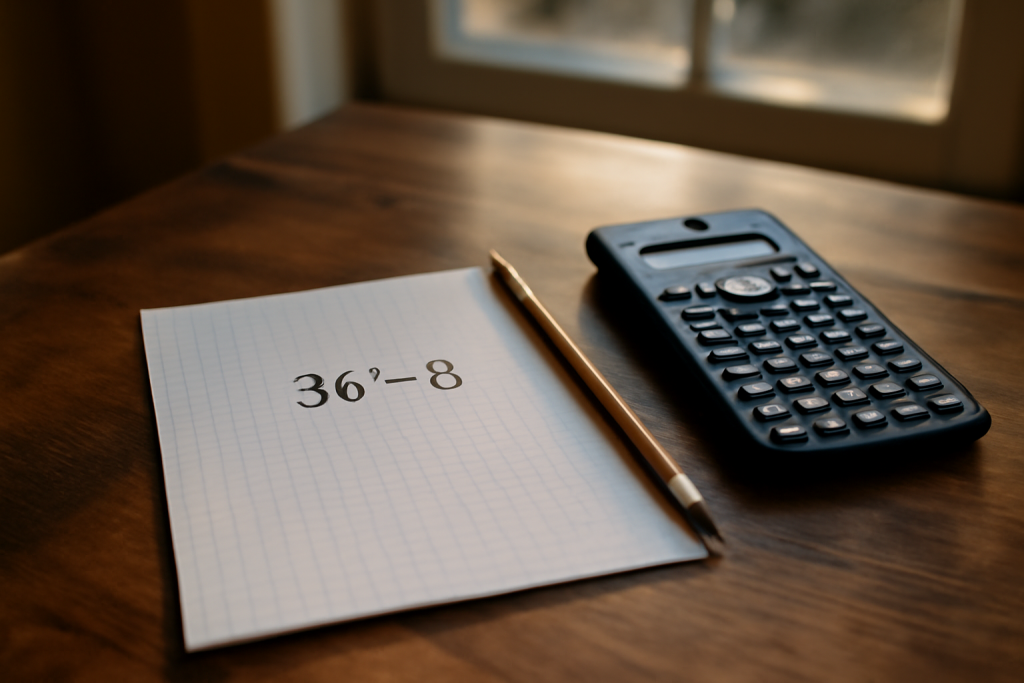 36²−8 (36 2 8s) : calcul et méthode