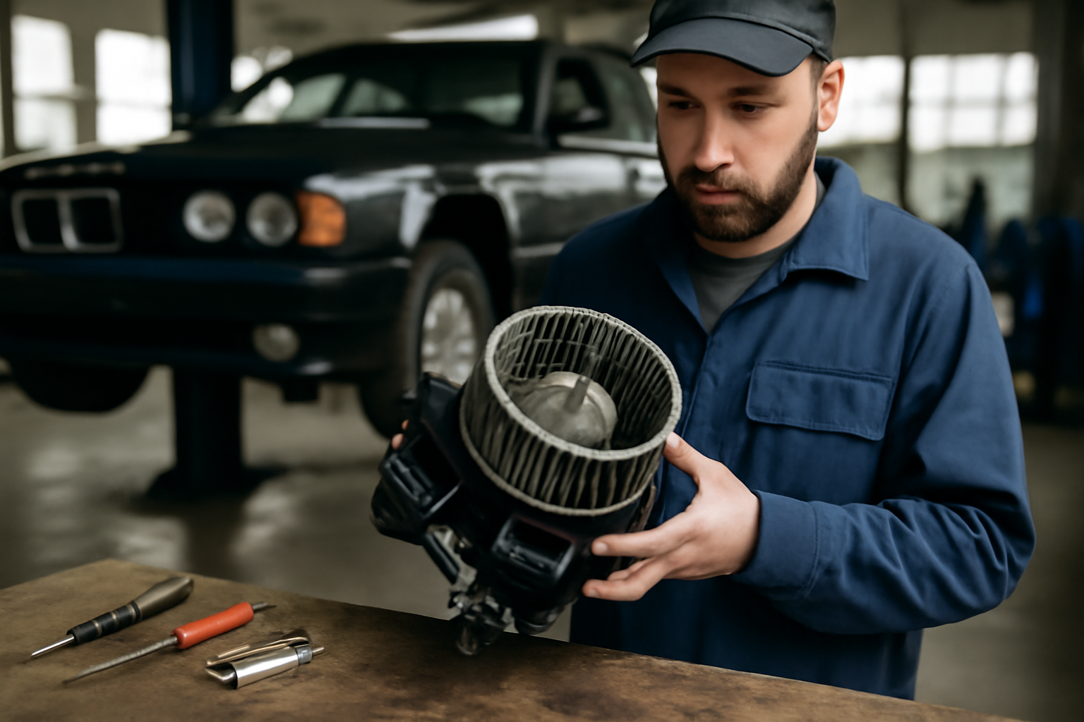 Ventilateur d’habitacle 159 e34 : comparaison des pulseurs pour BMW E34