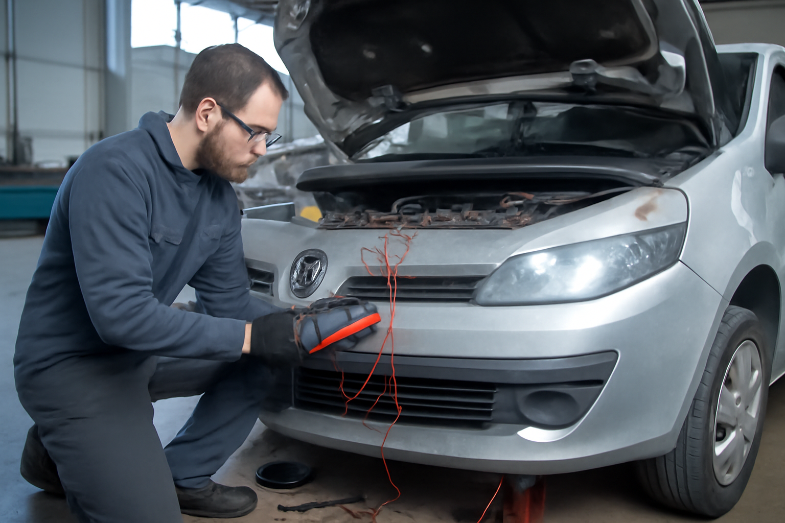 p0670 renault : diagnostic des bougies de préchauffage au multimètre dans un garage