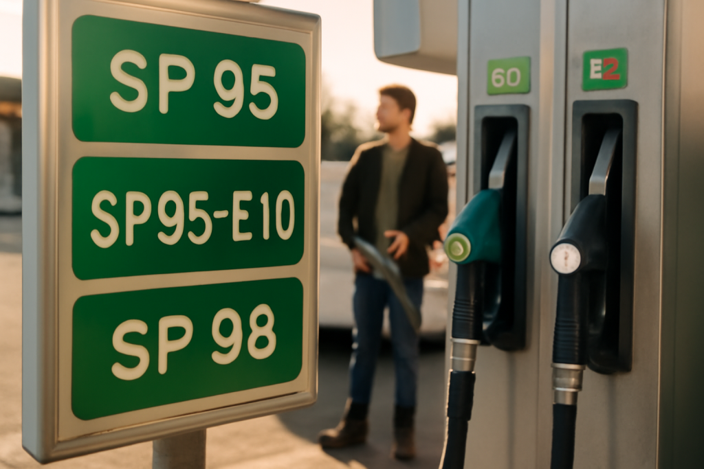 SP95 vs SP95-E10 vs SP98 : différences
