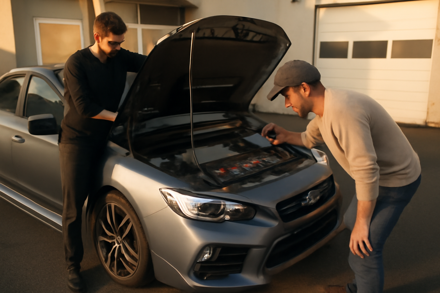 Subaru WRX d’occasion, contrôle moteur et essai routier en France
