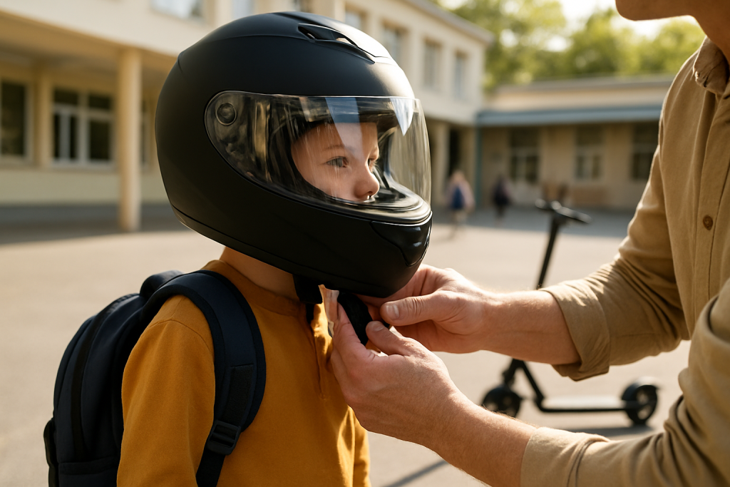 96 casque moto enfant : sécurité & confort