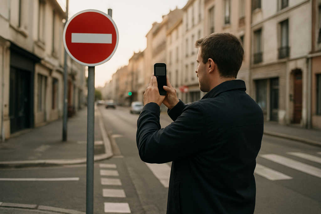 J’ai pris un sens interdit sans faire exprès : que faire ?